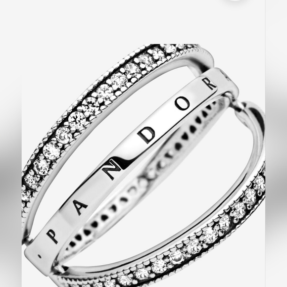 Authentic NEW Pandora Reversible S925 ALE CZ Ring - Picture 3 of 8